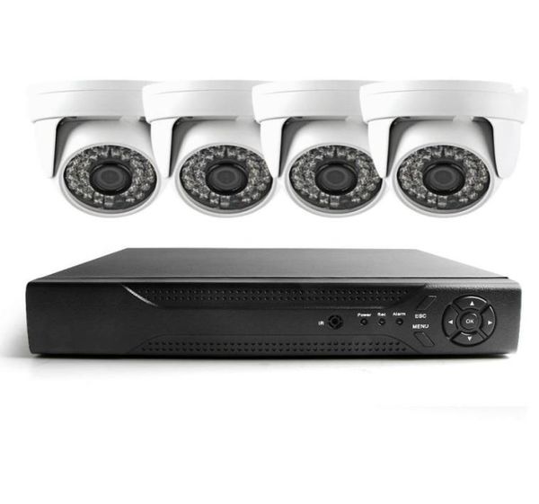 

whole 4ch full ahd cctv system dvr kit nightvision security 480tvl dome camera surveillance video4128021