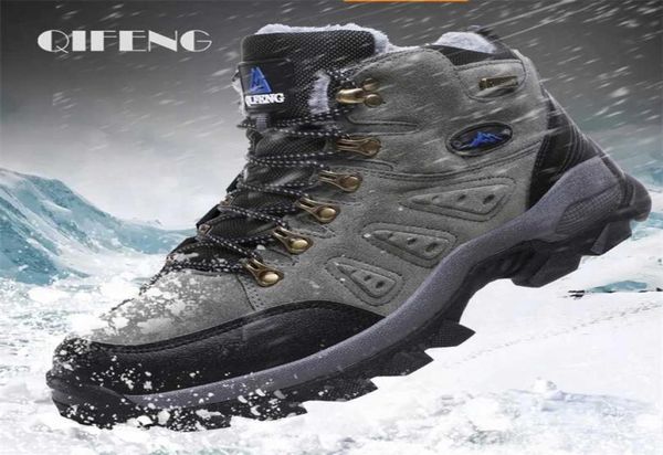 

winter men039s ankle boots classic outdoor athletic sneakers shoe female warm large size cotton 3648 2110237846518, Black