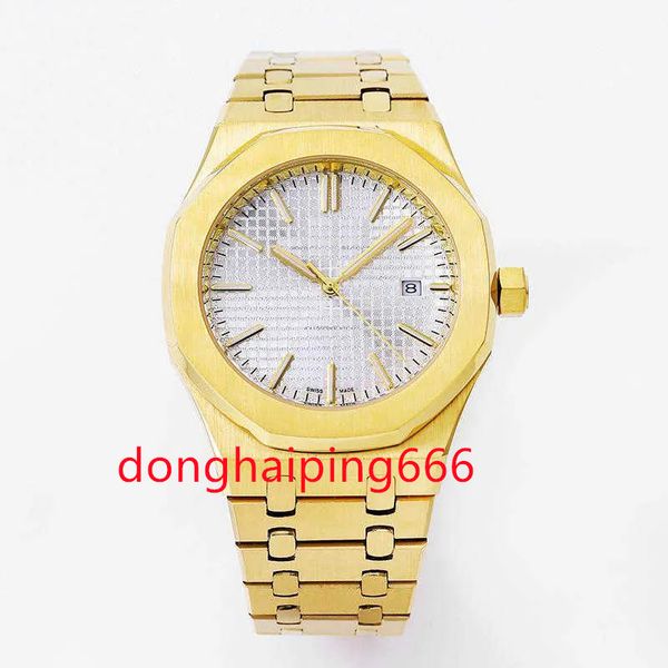 

man designer watch fashion mens watches 42mm gold wristwatch montre luminous aaa automatic mechanical montre watchs, Slivery;brown