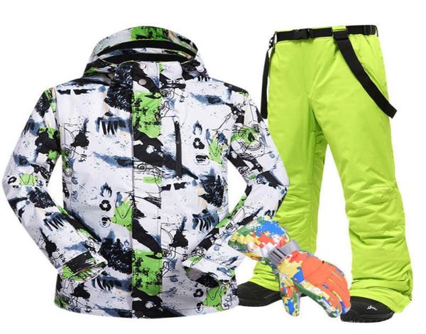 

skiing suits ski suit men brands winter windproof waterproof thermal snow jacket and pants sets skiwear skiing and snowboard ski j8417251