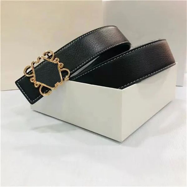 

fashion gold sliver smooth buckle women belts designer mens belt classic anagram waistband male jeans girdle luxury ceinture pour homme, Silver