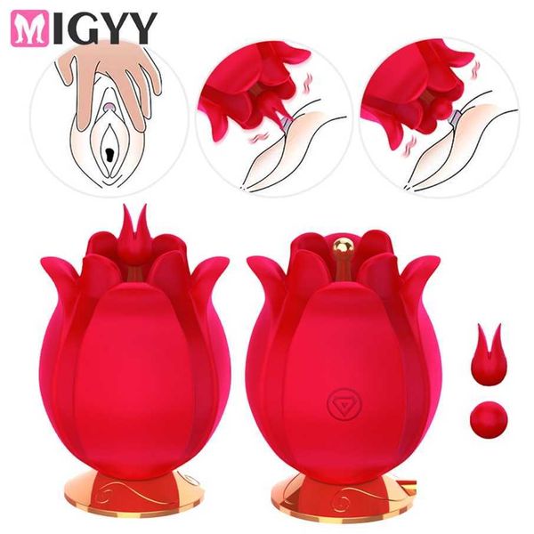 

rose tongue vibrators nipple sucker for women clitoris oral pussy toys product 50% off outlet store