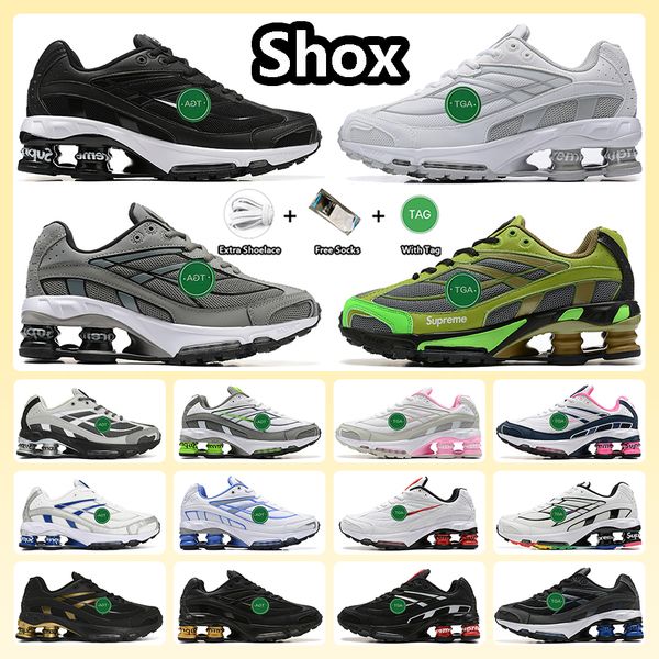 

shox ride 2 designer running shoes triple black olive green red white brown blue grey beige pewter dlive army green running shoes outdoor sn