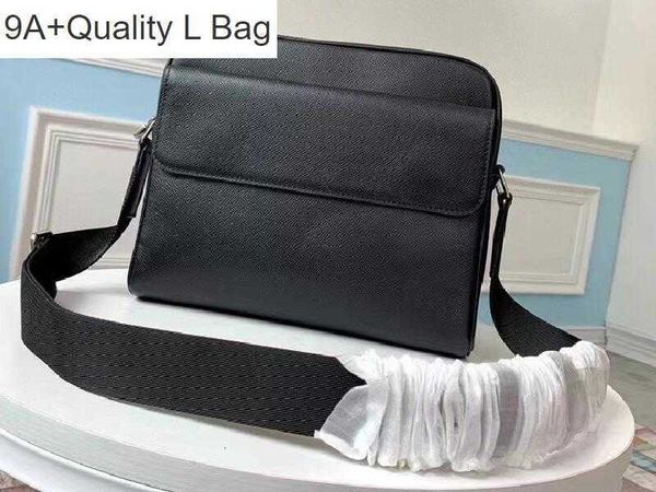 

2023 new 9a bag m30260 alex messnger pm taiga leather shoulder bags handbag dust bag, Black