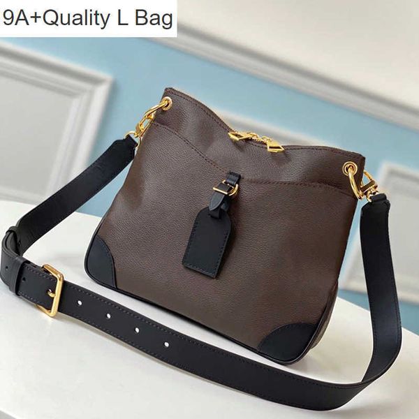 

2023 new 9a l bag designer hobo bag luxury underarm bag 24cm genuine leather handbags high imitation shoulder bags zl107, Black
