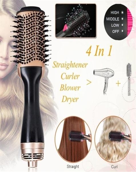

curling irons 3 in 1 hair dryer brush one step blow dryer hair blower brush air styling brush negative ion hair straightener curle9577969