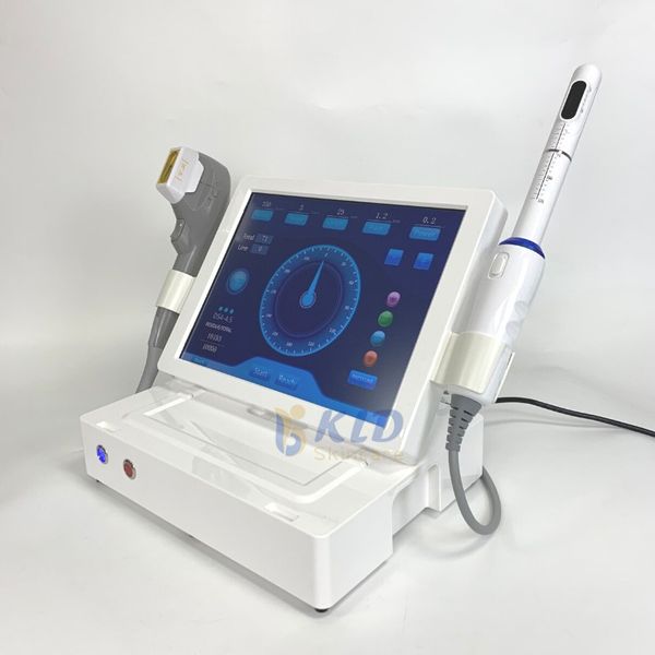 

7d hifu face lifting body slimming vaginal tightening 2 in 1 portable professional wrinkle removal therapy equipment with 9 cartridge