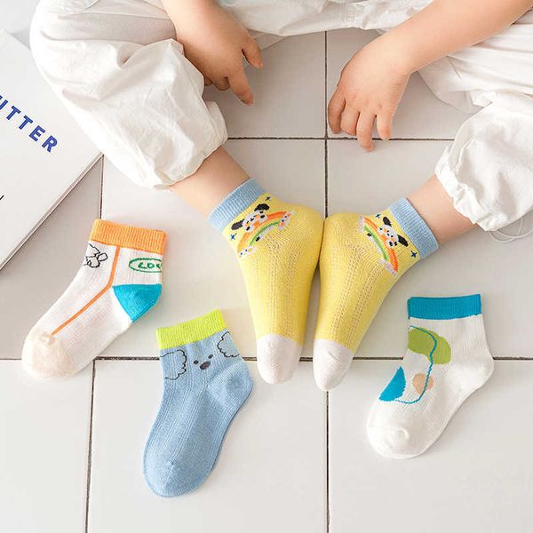 

socks 5 pairs/batch cotton teenagers girls boys infants fashion websites soft and cute cartoons new children's socks for the summer of, Pink;yellow