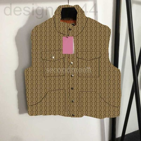 

women's jackets designer fashion embroidery cotton jacketsleeveless warm jacket grade designer outerwear jacquard coats teo2, Black;brown