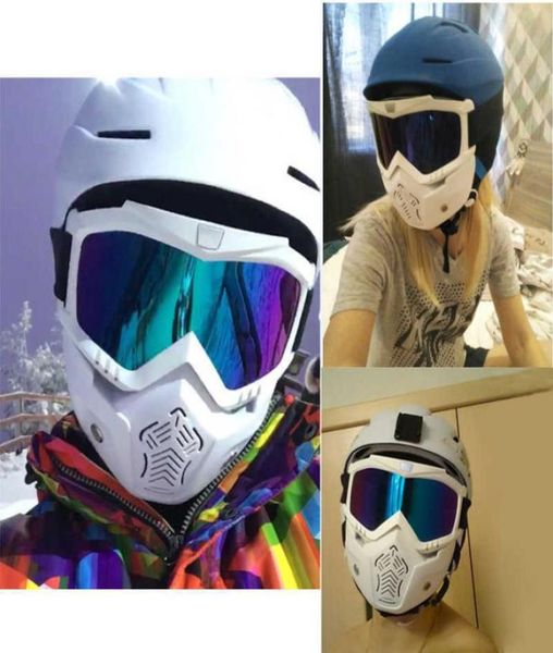 

ski goggles reedocks ing goggs modular mask detachab mouth filter men women snowmobi snowboard snow winter glasses l2210228873655