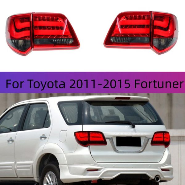 

car rear lights for toyota 20 11-20 15 fortuner taillight assembly led running light back lamp auto accessories