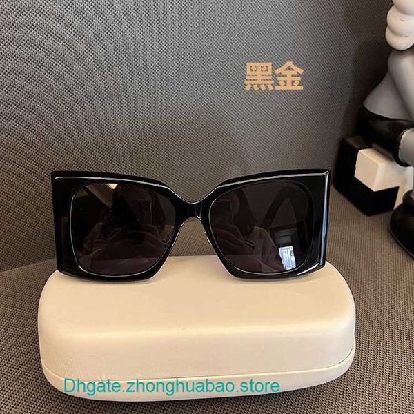 

y s l designer sunglasses for uk 23 big frame personality black super sunglasses spicy girl yang shulin net red with thin trendy for women, White;black