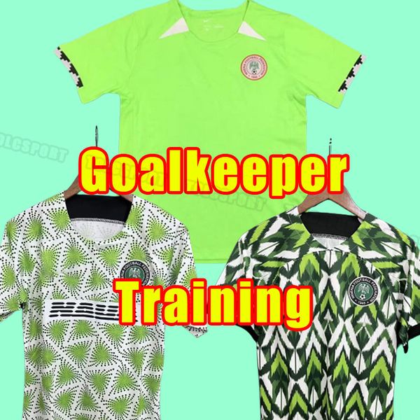 

23 24 nigerian okocha soccer jerseys 2022 2023 away okechukwu ighalo ahmed musa ndidi mikel iheanacho football shirts men training shirts go, Black;yellow