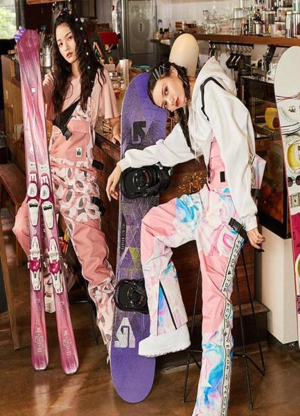 

skiing pants one piece ski suit men women overalls waterproof winter warm windproof outdoor snowboard suits jumpsuits7784963