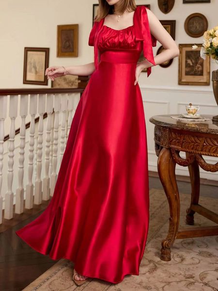 

2023 simple red prom dresses v neck strap satin ruched satin custom made backless corset purple pink evening gowns formal dresses real image, Black