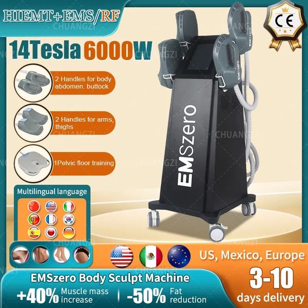 

dls-emslim neo emszero electromagnetic body slimming build muscle stimulate fat for salon machine