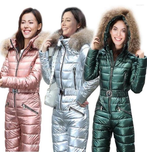 

skiing jackets winter ski jumpsuit onepiece waterproof windproof breathable snowproof warm outdoor hooded sports snowsuit for wo6476355