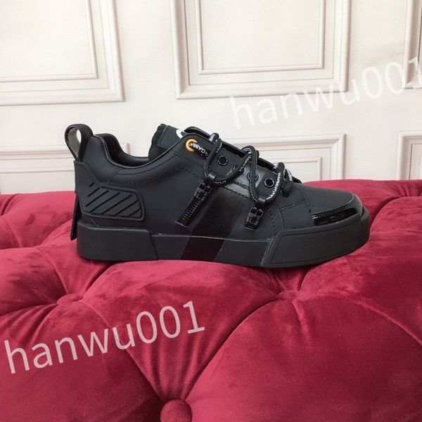 

new women's youth fashion shoes men's leather training shoes women's men's fashion fashion casual sports shoes, Black