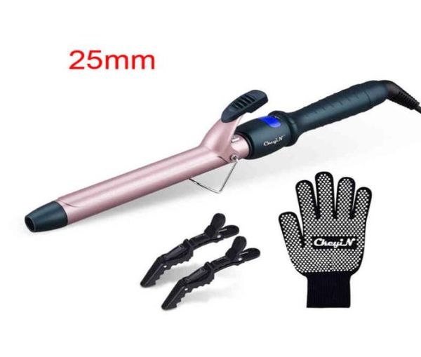 

nxy curling irons 30 groups temperature setting electric hair curler long tong wand 13 38mm professional iron lcd screen 31 04277499668