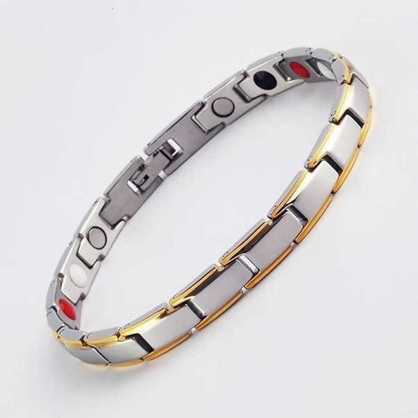 

jewelry magnetic therapy magnet bracelet women's creative magnetic, Golden;silver