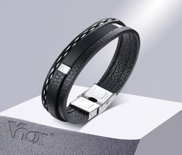

customized jewelrycustomized vnox customize name quotes leather for men glossy stainless steel layered braided bangle personalized7589068, Golden;silver