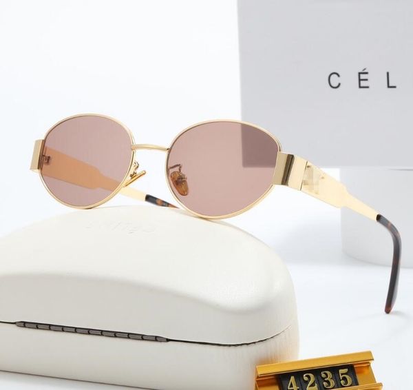 

korean version of sunglasses with oval middle frame, female internet celebrity personality, large face, slim and fashionable sunglasses acce, White;black