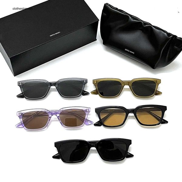 

2023 luxury fashion sunglasses factory% 80 retail new small frame fashion box gm sunglass for men and women with myopia driver, White;black