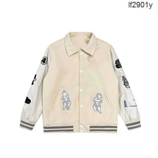

2023 mens designer jackets baseball varsity jacket letter stitching embroidery autumn winter men loose causal outwear coats #shop6 esb8 ybt4, Black;brown