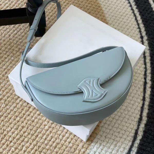 

teen triomphe designer bags women wallet half moon croissant crossbody bag mens leather shoulder evening envelope bag luxury flap hobo clutc