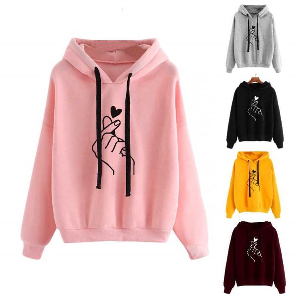 

custom printing womens yellow hoody oversized pullover hoodie sweatshirt for women streetwear sudadera mujer, Black