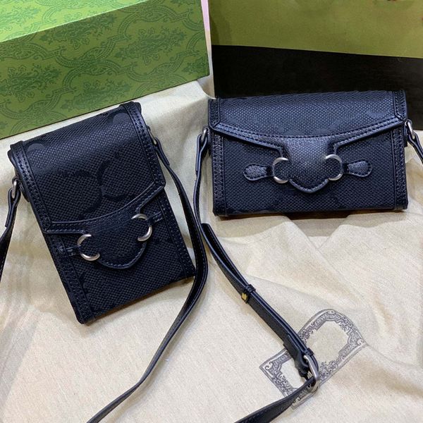 

mobile phone bag designer bag 699296 mens and womens fashion canvas shoulder bag mini portable crossbody bag temperament purse card bag