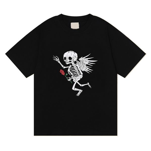 

23ss tees galleryse depts t shirts mens women designer t-shirts galleryes depts cottons man s casual shirt luxurys clothing street shorts s, Black;brown