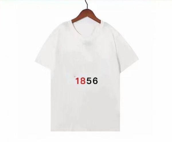 

t shirt 2023 designer shirts for men white summer casual t shirts breathable cotton clothing short sleeved letter pattern printing loose men, White;black