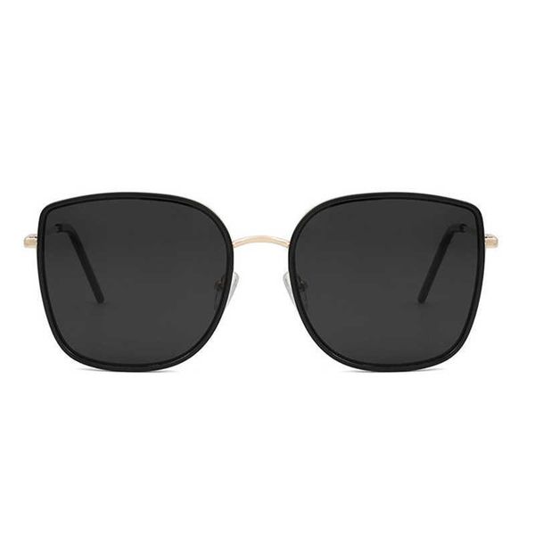 

frames 2022gm classic square gm metal bb sunglasses korean edition frame large face slim high grade street eyeshot, White;black