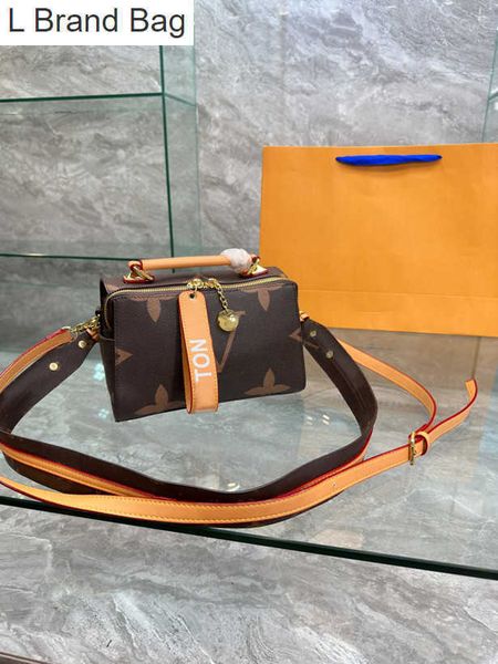 

l brand bag handbag mini women soft trunk pochette crossbody totes pillow bags mens shoulder messenger purse bag legacy chain handle designe, Black