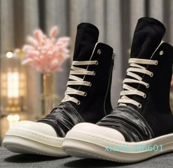 

women booties black white owen lace up high female board for men3496674