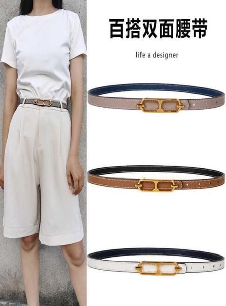 

belts leather thin women039s versatile dress with jeans kelly doublesided small belt h home8479574, Black;brown