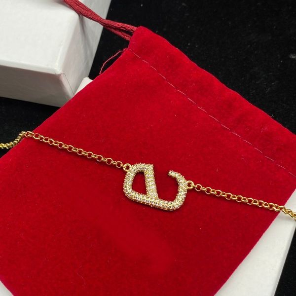 

luxury brand necklaces designer letter pendant 18k gold plated diamonds wedding party jewerlry accessories, Silver
