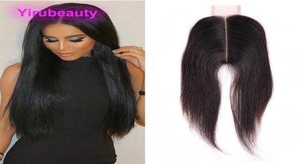 

brazilian human hair 2x6 lace closure body wave silky straight 1022inch 5 pieceslot peruvivan indian virgin hair closures na6245571, Black;brown