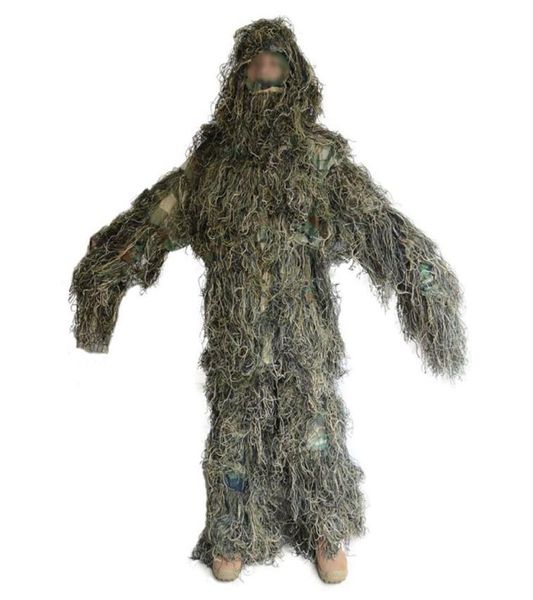 

new camouflage hunting ghillie suit secretive hunting aerial shooting clothes sniper suits camouflage clothing with cover bags5648575, Camo
