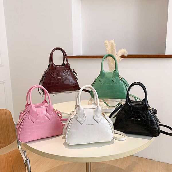 

stone pattern small pu leather simple crossbody bags for women spring trends brand handle handbags and purses ladies 230424