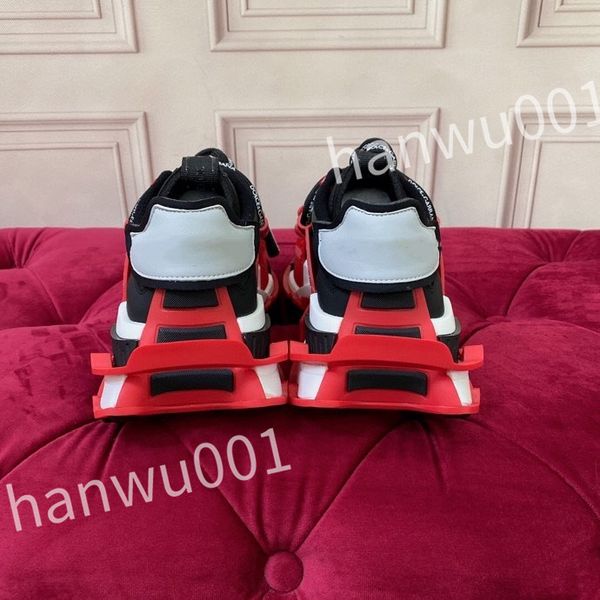 

new designer sneakers calfskin casual shoes reflective shoes leather trainers sneaker leisure shoe platform lace-up, Black