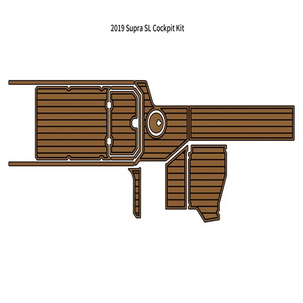 

2019 supra sl cockpit kit mat boat eva foam teak deck flooring pad self adhesive