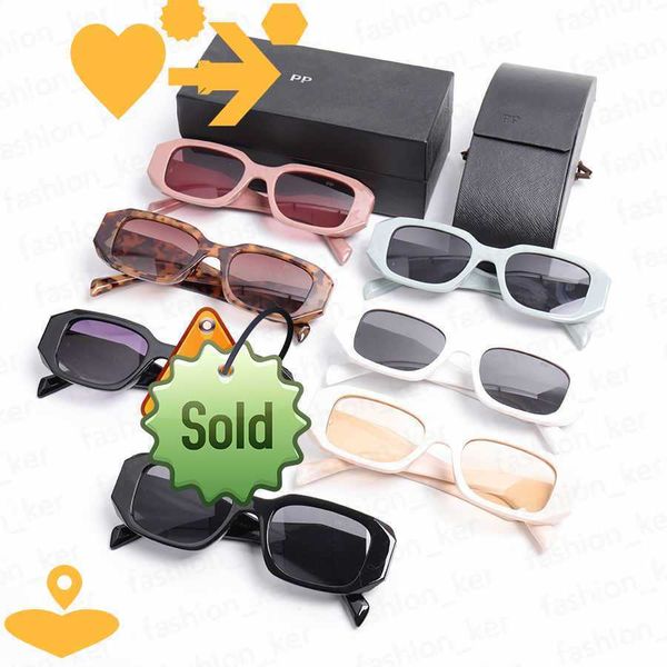

2023fashion designer sunglasses goggle beach sun glasses for man woman 7 color optional good quality2, White;black