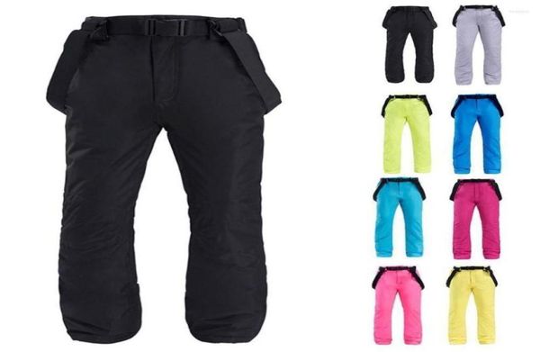 

skiing pants 1pcs ski men and women outdoor windproof couple waterproof winter snowboard warm trousers u0x91867884