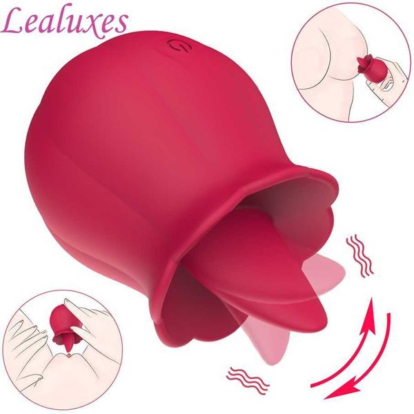 

powerful rose vibrator toy for women clintoris simulator tungue spot nipple massager 50% off outlet store