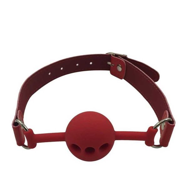 

open mouth gag with leather band ball games restraints product toys for couples women men flirting helper shop 80% online store