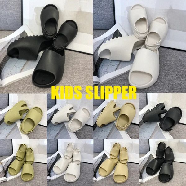 

new fashion baby kids shoes foam runners slipper shoe sneaker designer slide toddler big boys black foam kid youth toddler infants boy girl