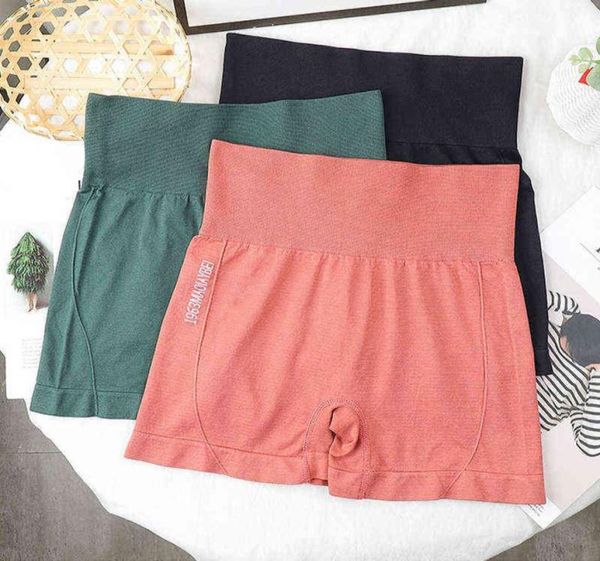 

yoga outfits women039s shorts high waist workout short fitness hip push up seamless running sport summer leggings female 24663155, White;red