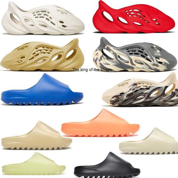 

10a dhgate foam runner summer sandals beach slides slippers sliders mens big size 47 48 black onyx vermillion mx moon bone red flat earth br